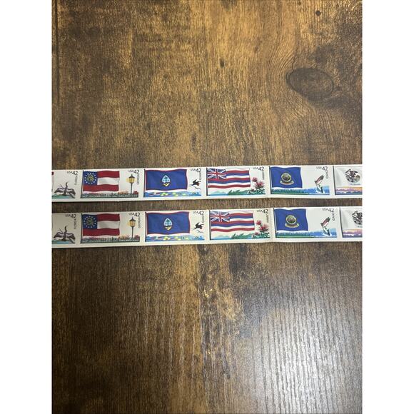 2008 Flags Of Our Nation Set 2 Cat # 4283-4292 Ten Single Coil 42c Stamps MNH - Picture 3 of 6